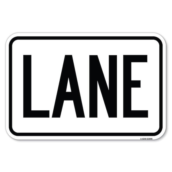 Signmission Safety Sign, 12 in Height, Aluminum, 18 in Length, 23890 A-1218-23890 - main